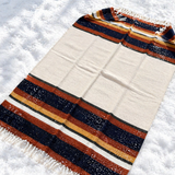 Mexican Wool Aztec Blanket – Desert Stone