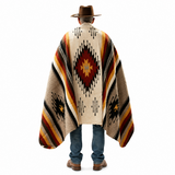 Mexican Wool Aztec Blanket – Gold Desert Dune