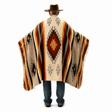 Mexican Wool Aztec Blanket – Gold Desert Dune