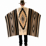 Mexican Wool Aztec Blanket – Desert Shadow