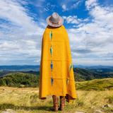 Gold Mexican Thunderbird Blanket – Desert Gold