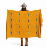 Gold Mexican Thunderbird Blanket – Desert Gold