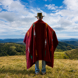Wine Mexican Thunderbird Blanket – Desert Wine