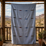Baby Blue Mexican Thunderbird Blanket – Sky Mist