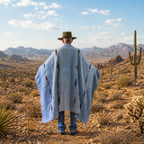 Baby Blue Mexican Thunderbird Blanket – Sky Mist