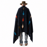 Navy Mexican Thunderbird Blanket – Midnight Ocean