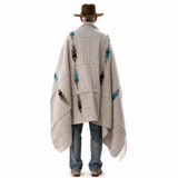 Grey Mexican Thunderbird Blanket – Stone Ash