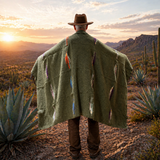 Agave Green Mexican Thunderbird Blanket – Earth Agave