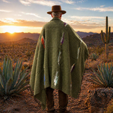 Agave Green Mexican Thunderbird Blanket – Earth Agave
