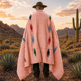 Rose Mexican Thunderbird Blanket – Desert Rose