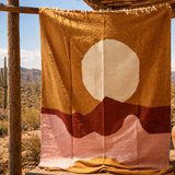 Mexican Moon Rising Blanket – Oaxaca Design