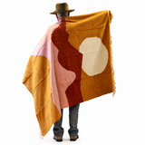 Mexican Moon Rising Blanket – Oaxaca Design