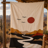 Mexican Blanket in Desert Vibes Design