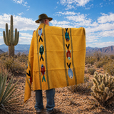 Gold Mexican Fish Blanket – Desert Gold