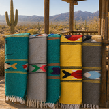 Navy Mexican Fish Blanket – Deep Ocean