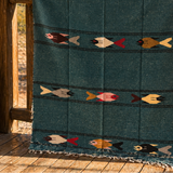 Teal Mexican Fish Blanket – Ocean Spring
