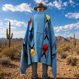 Blue Mexican Fish Blanket – Sky Dune