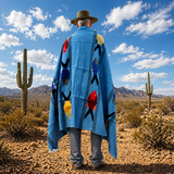 Blue Mexican Fish Blanket – Sky Dune