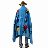 Blue Mexican Fish Blanket – Sky Dune