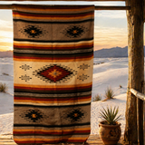 Mexican Wool Aztec Blanket XL – Golden Desert