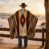 Mexican Wool Aztec Blanket – Gold Desert Dune