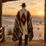Mexican Wool Aztec Blanket – Gold Desert Dune
