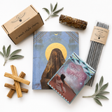 The Starchild Tarot Classic Turquoise Edition Ritual Set by Danielle Noel