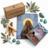 The Starchild Tarot Classic Turquoise Edition Ritual Set by Danielle Noel