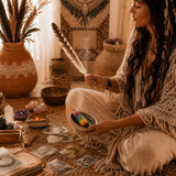 Abalone Shell Cleansing Bundle with Chakra Sage, Palo Santo & Copal