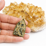 Phra Khun Phaen Citrine Gold Beaded Necklace