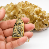 Phra Khun Phaen Citrine Gold Beaded Necklace