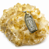 Phra Leela Buddha Amulet Citrine Gold Beaded Necklace