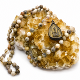 Citrine Ganesh Amulet 108 Mala