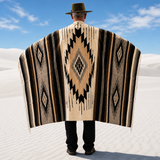 Mexican Wool Aztec Blanket – Desert Shadow