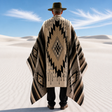 Mexican Wool Aztec Blanket – Desert Shadow