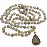 Mala ~ Labradorite Mala with Buddha Pendant - PREORDER ONLY!