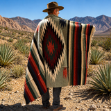 Green Sage Mexican Aztec Diamond Blanket – Sage Earth