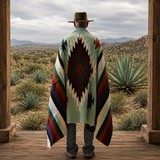 Mint Green Mexican Aztec Diamond Blanket – Dusty Mint