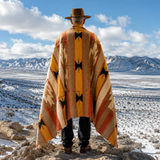 Mexican Wool Aztec Blanket – Desert Clay