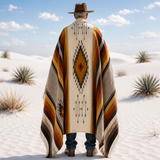 Mexican Wool Aztec Blanket XL – Golden Desert