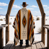 Mexican Wool Aztec Blanket XL – Golden Desert