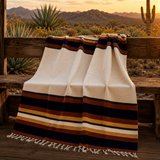 Mexican Wool Aztec Blanket – Desert Stone