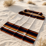 Mexican Wool Aztec Blanket – Desert Stone