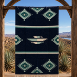 Blue Mexican Aztec Eagle Blanket – Sky Earth