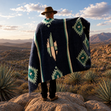 Blue Mexican Aztec Eagle Blanket – Sky Earth