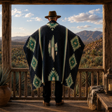 Blue Mexican Aztec Eagle Blanket – Sky Earth