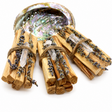 Palo Santo bundle with Lavender or Crystal Point