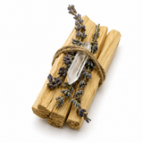 Palo Santo bundle with Lavender or Crystal Point