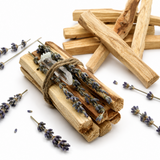 Palo Santo bundle with Lavender or Crystal Point
