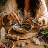 Palo Santo bundle with Lavender or Crystal Point
